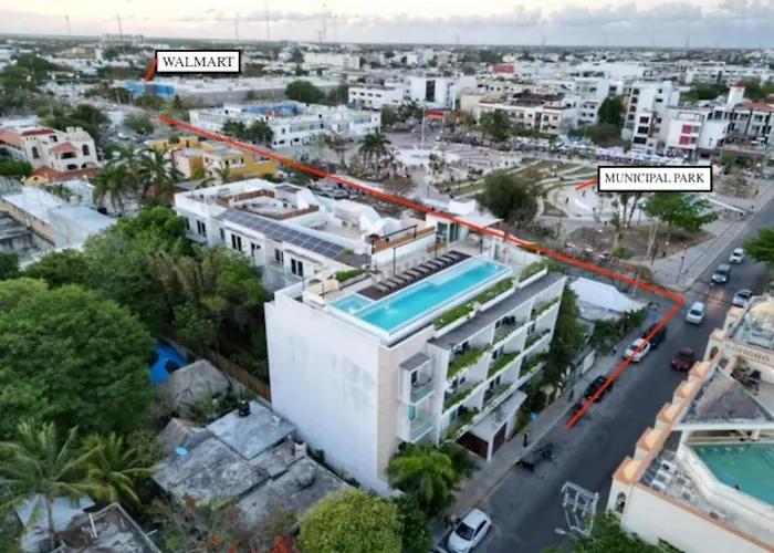 Seaview Roof Pool And Hammock 3 Blocks From Apartamento